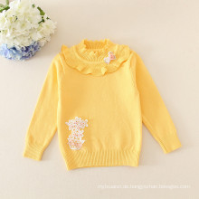 heißer Verkauf Baby Mädchen Pullover Bodenbildung Pullover Spitzenkragen für Babys